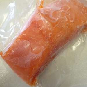 160 frozen salmon portion