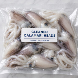 Calamari Heads - Cleaned  800g