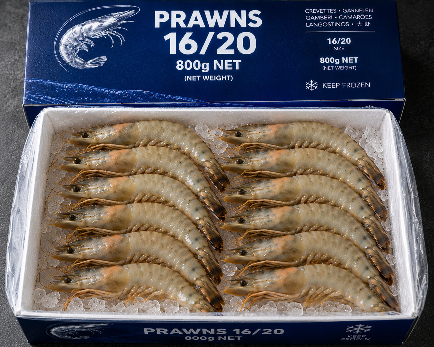 Prawns 16 / 20 (800g Block)